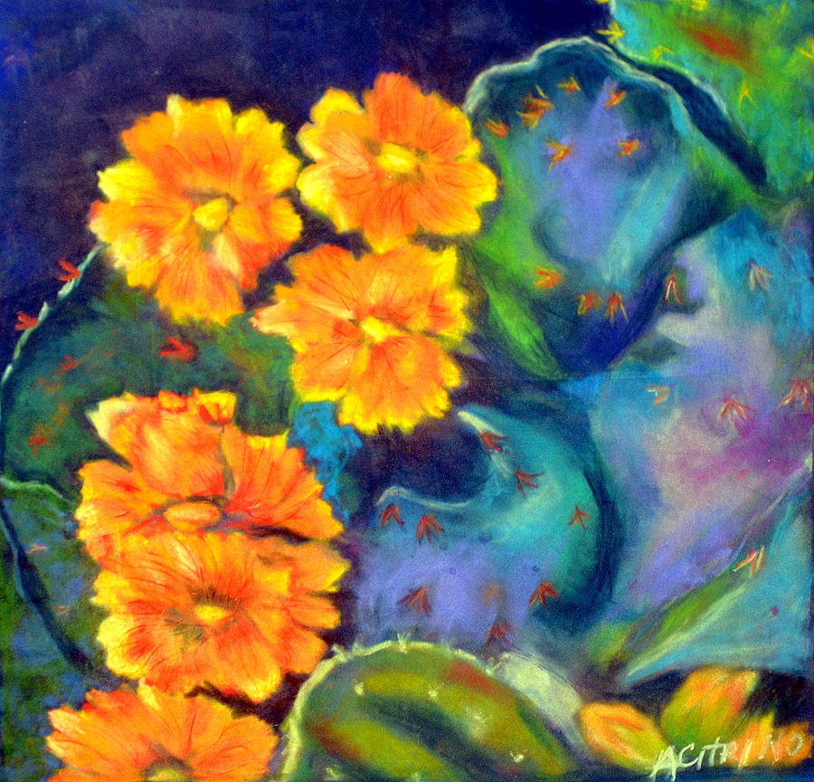 Impression of Cactus Flower Sold Pastel by Antonia Citrino