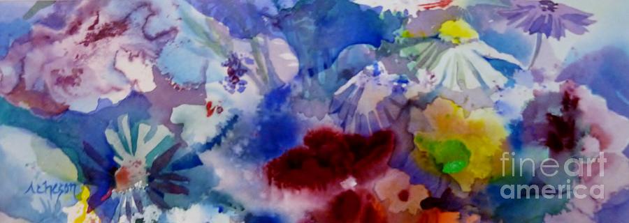 Impression of  Flowers Painting by Donna Acheson-Juillet