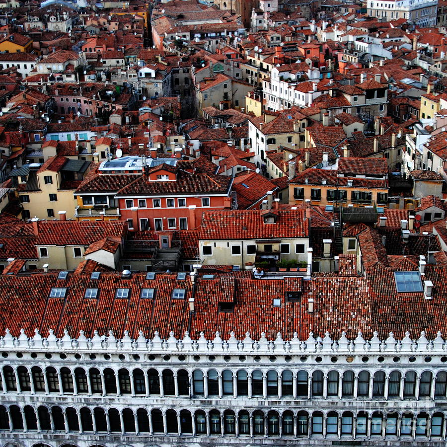 Impression - View of Venice from Piazza San Marco  Photograph by Jacqueline M Lewis