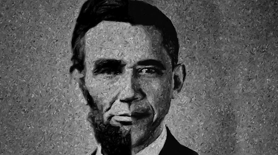 Abraham Lincoln Photograph - Impressionist Interpretation of Lincoln Becoming Obama by Doc Braham