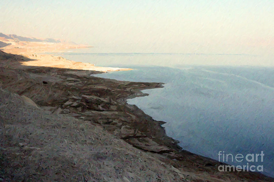 Impressionist of the Dead Sea Photograph by Doc Braham