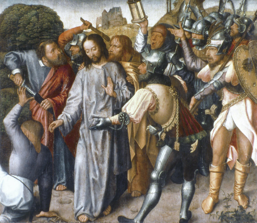 Imprisonment Of Jesus Painting by Granger