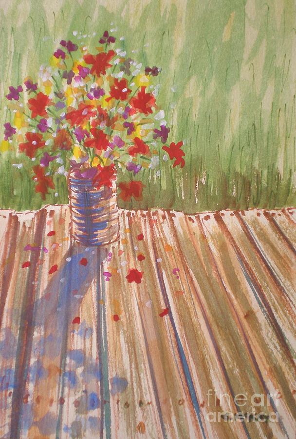 Impromptu Bouquet Painting by Suzanne McKay