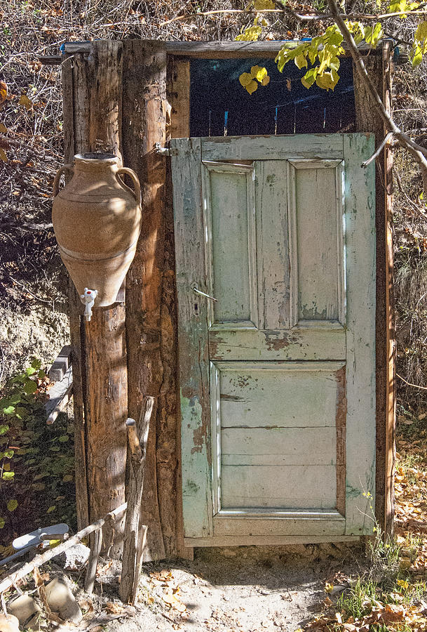 Architecture Photograph - Improvised Outhouse by Phyllis Taylor