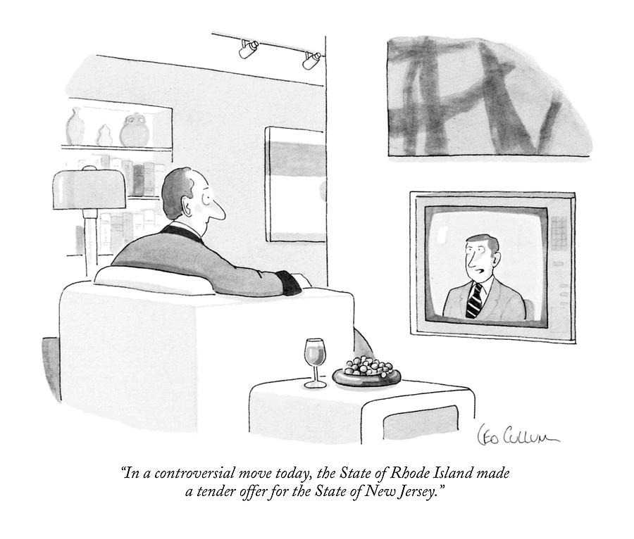 In A Controversial Move Today Drawing by Leo Cullum In A Controversial Move Today Drawing by Leo Cullum