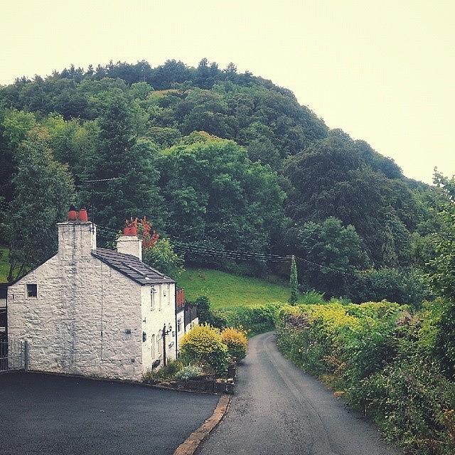 Summer Photograph - In #abergele ... #cottage #white #wales by Linandara Linandara