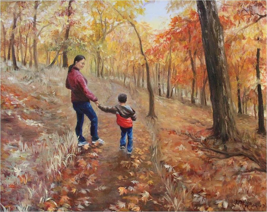 In Autumn Painting by Ping Yan
