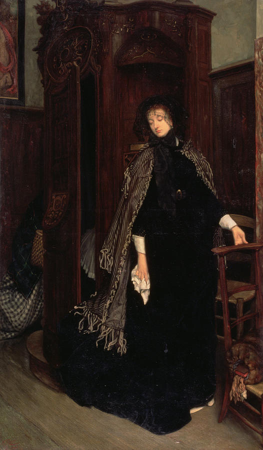 In Church, 1865 Painting by James Jacques Joseph Tissot