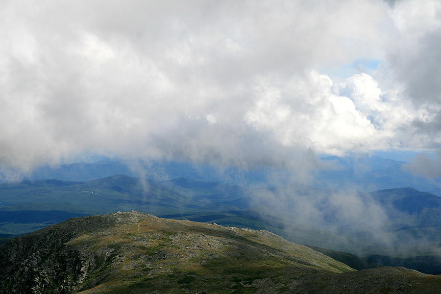 Mountain Photograph - In Clouds  by Neal Eslinger