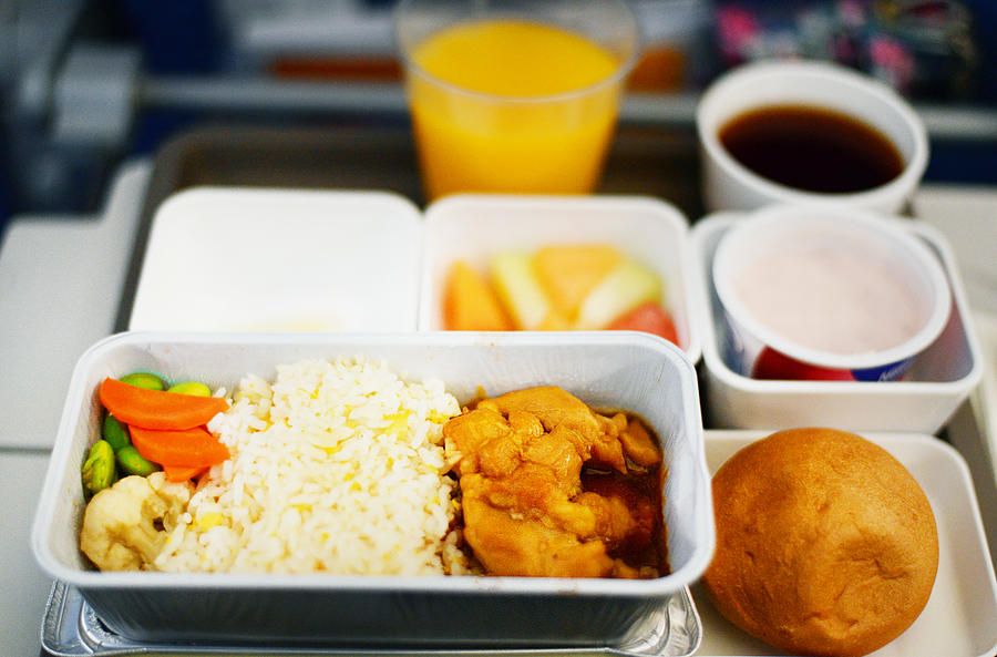 In Flight Meal - Economy Class Photograph by Cheryl Chan