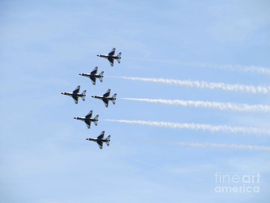 Airplane Photograph - In Formation by Joseph Baril