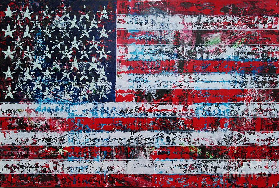 In God We Trust Painting by Wayne Cantrell