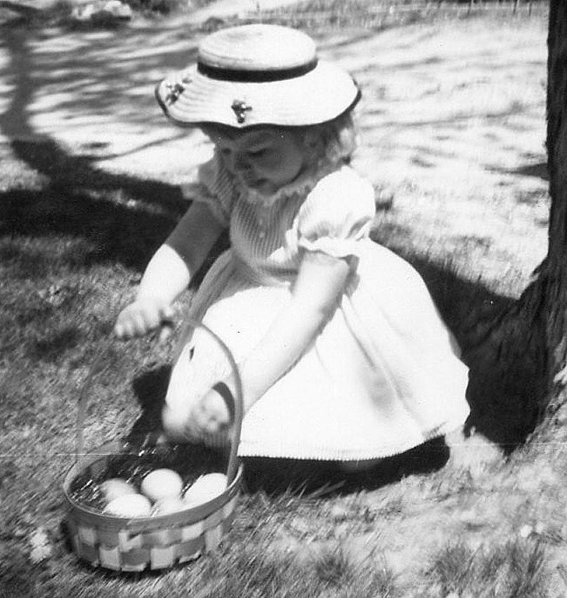 In Her Easter Bonnett 1963 Photograph by Margaret Harmon
