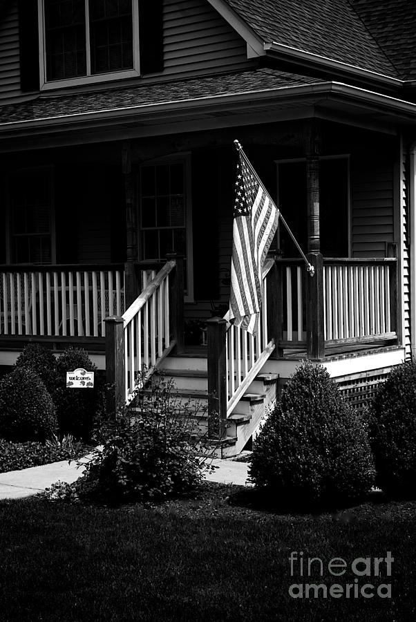 Flag Photograph - In Honor of Decoration Day by Frank J Casella