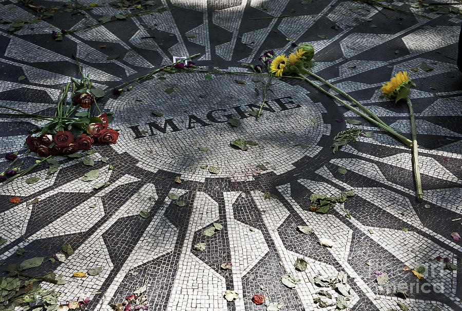 In Memory of John Lennon - Imagine Photograph by Madeline Ellis