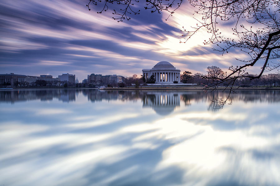 Jefferson Memorial Photograph - In Motion by Edward Kreis
