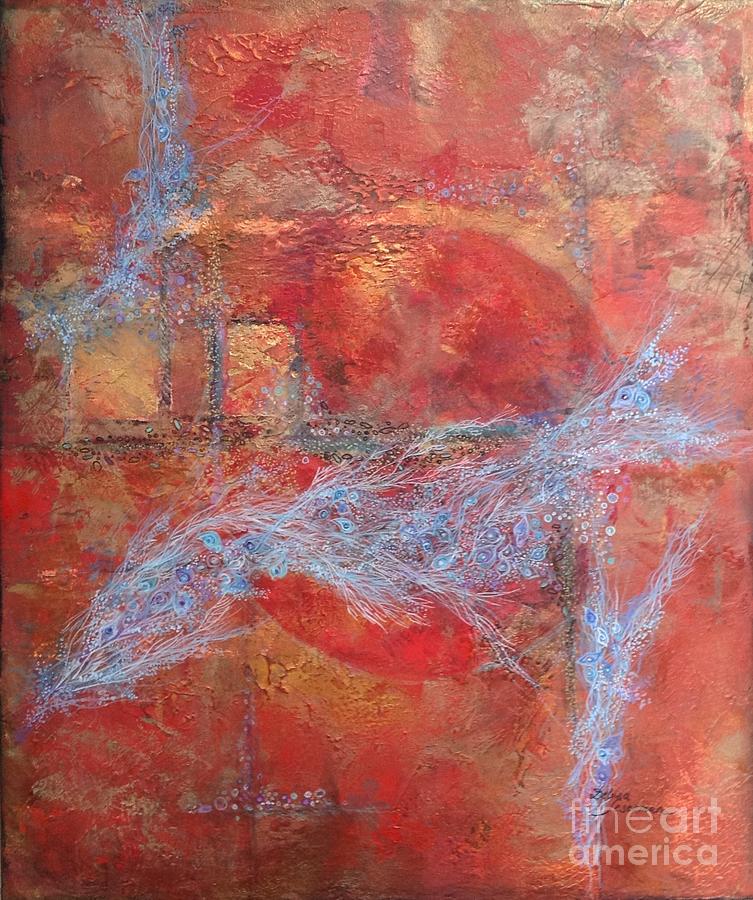 In need for red Mixed Media by Delona Seserman