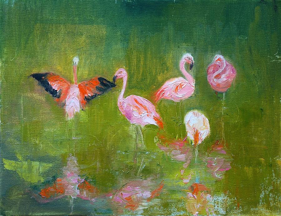 In Pink Painting by Ann Bailey