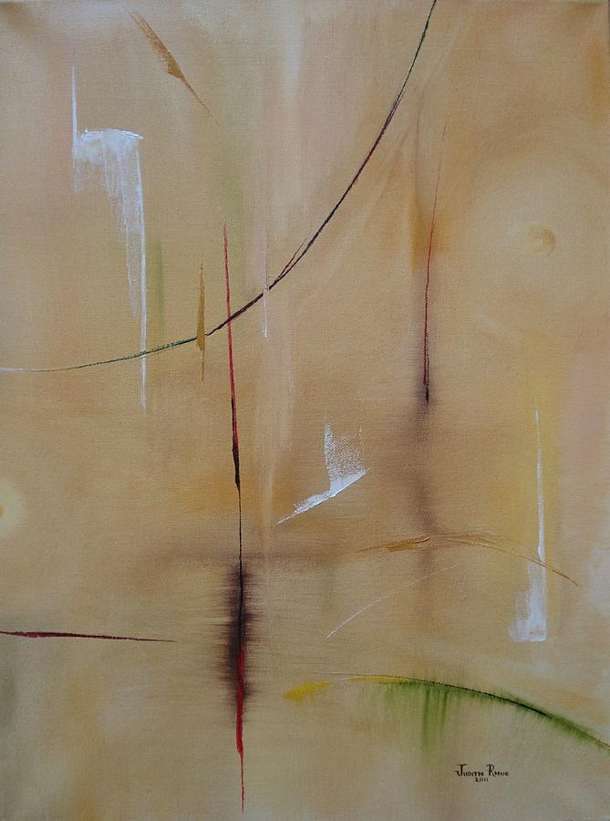 Abstract Painting - In Pursuit of Youth by Judith Rhue
