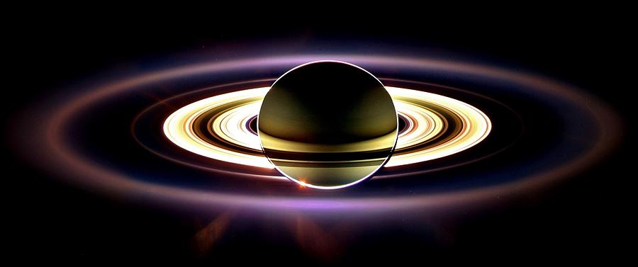 In Saturns Shadow Photograph by Benjamin Yeager
