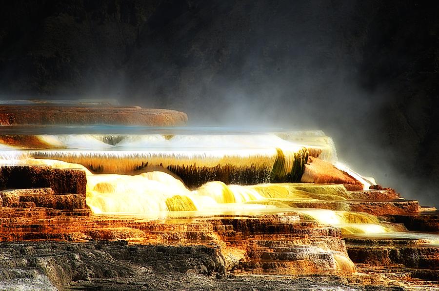 Yellowstone -- In Search of Gold Photograph by Newel Hunter
