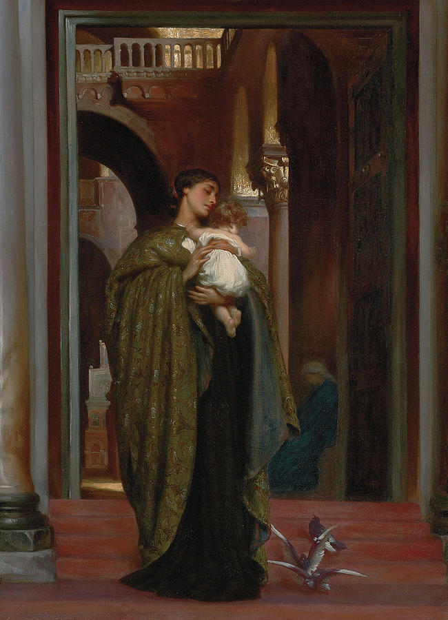 Frederic Leighton Painting - In St Marks by Frederic Leighton