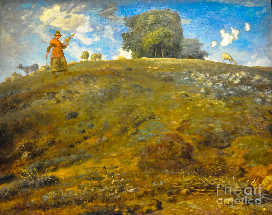 Jean Francois Millet Painting - In the Auvergne by Celestial Images