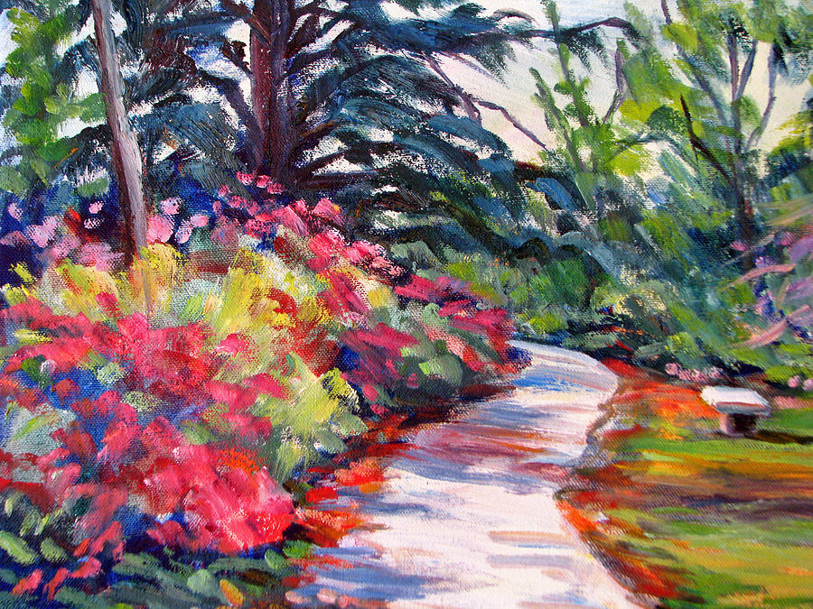 In the Azalea Garden Painting by Robert Gerdes - Fine Art America