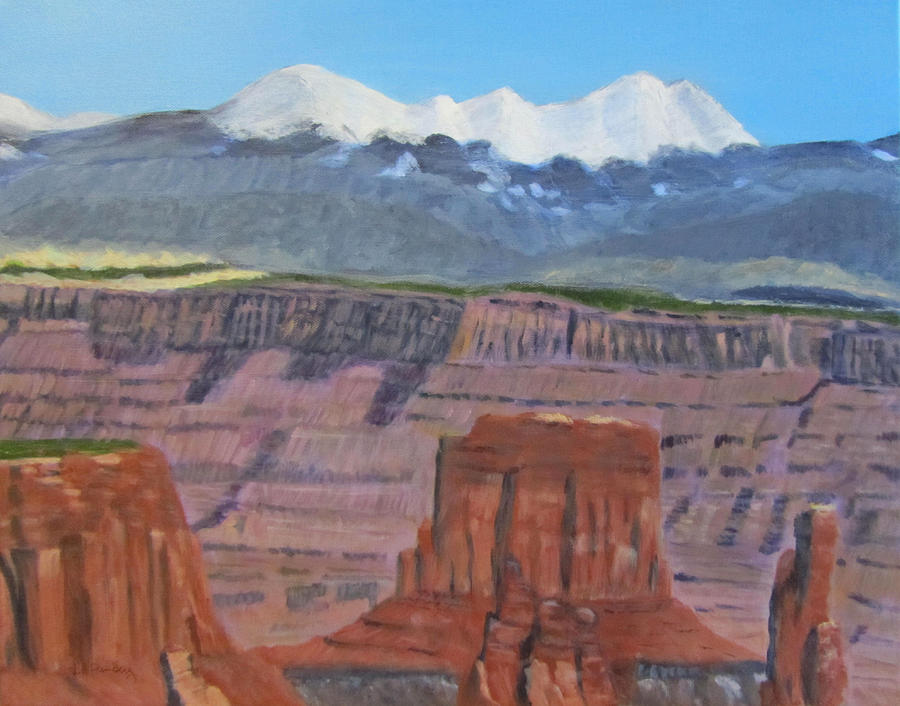 In the Canyonlands Utah Painting by Linda Feinberg