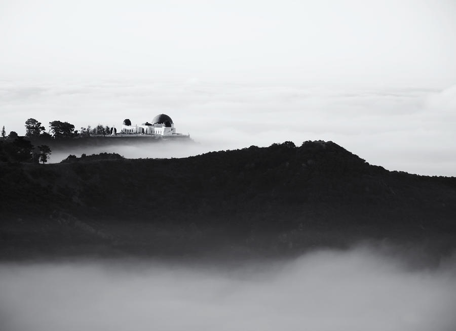 In The Clouds Mono Photograph by John Gusky