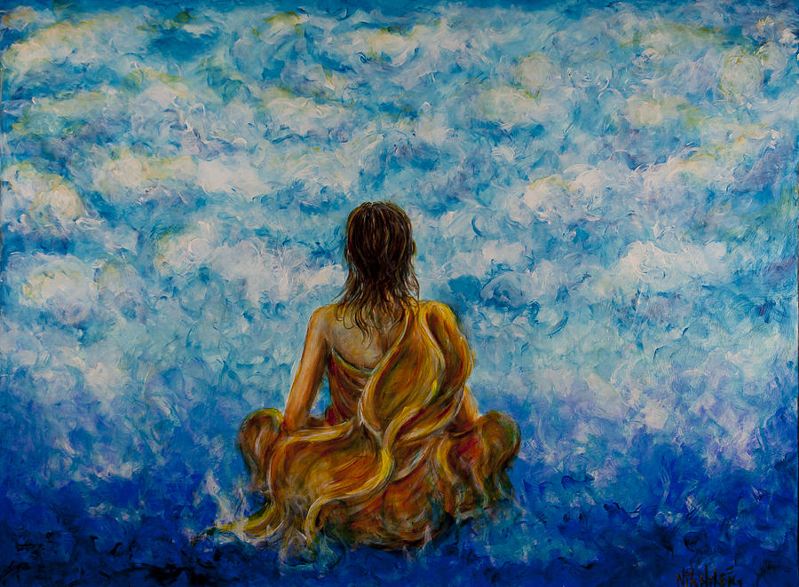 In The Clouds Painting by Nik Helbig