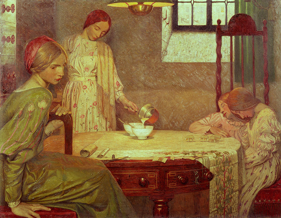 Hot Milk Photograph - In The Depth Of Winter by Frederick Cayley Robinson
