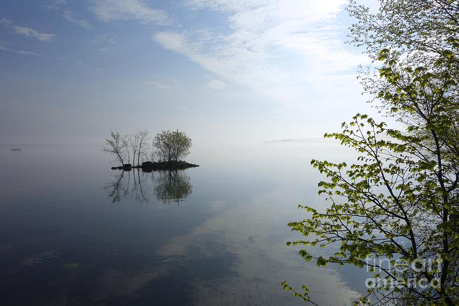 In The Distance On Mille Lacs Lake In Garrison Minnesota Photograph by Jacqueline Athmann