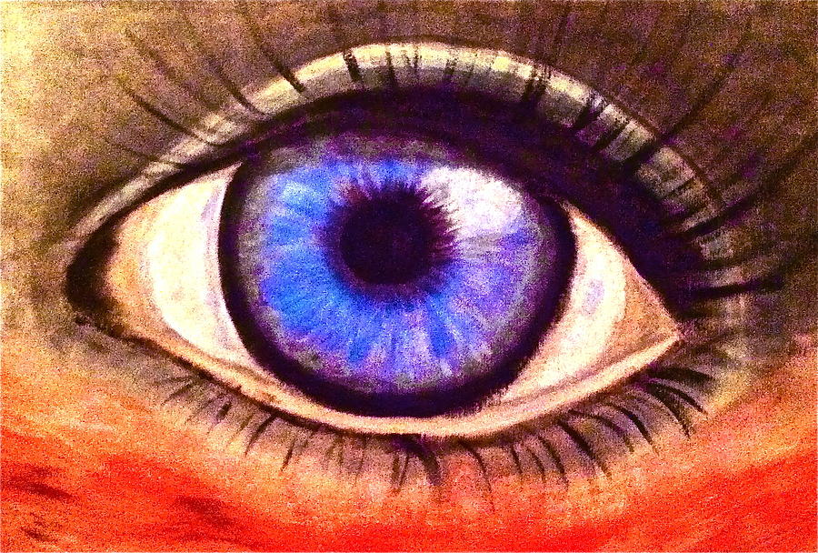 In the Eye of the beholder Painting by Bozena Zajaczkowska