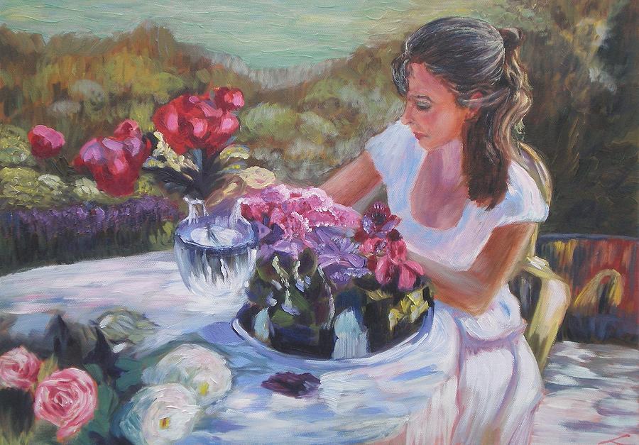 In The Garden Painting