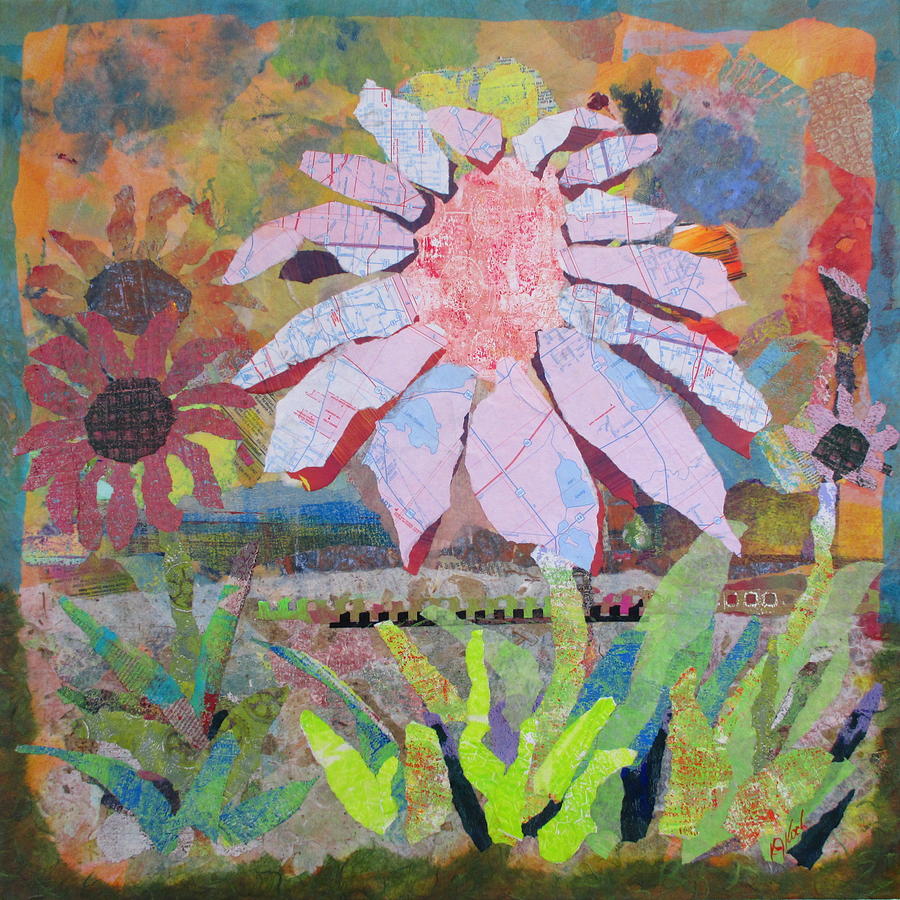 In The Garden Mixed Media by Karen Koch