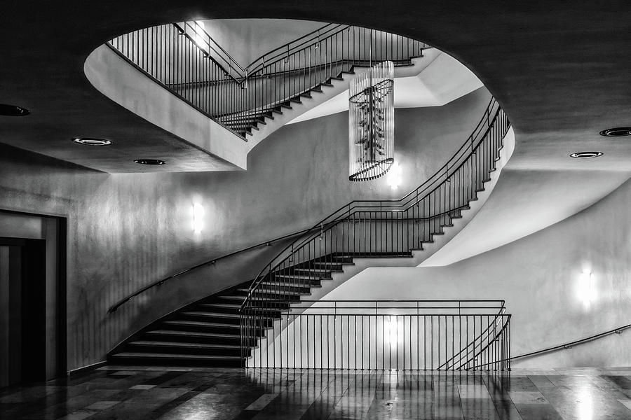 Stairs Photograph - In The Hallway by Peter Pfeiffer Stairs Photograph - In The Hallway by Peter Pfeiffer