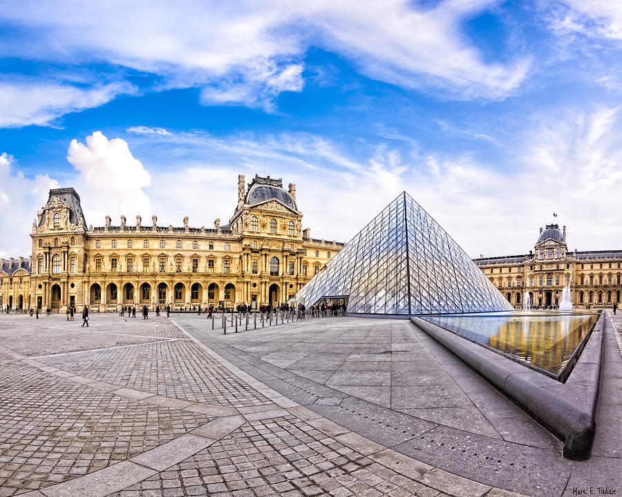 In The Heart Of The Louvre - Paris Landmarks Photograph by Mark Tisdale