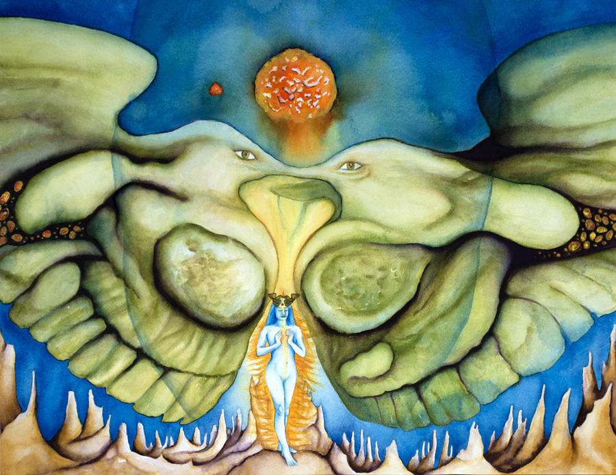 Mind Painting - In the Image of the Universal Mind by Rebecca Barham Mind Painting - In the Image of the Universal Mind by Rebecca Barham
