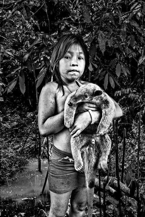 Girl with Oso Dormilon Photograph by Maria Coulson