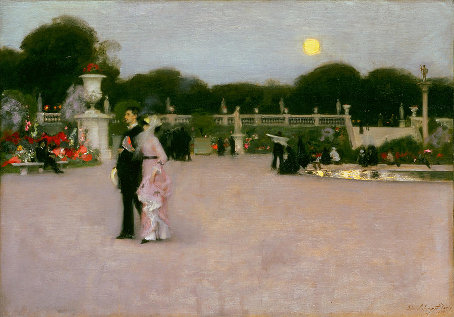 John Singer Sargent Painting - In the Luxembourg Gardens by John Singer Sargent