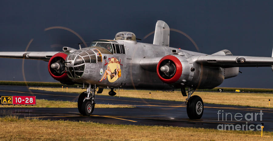 In the Mood - B-25 Photograph by Steven Reed