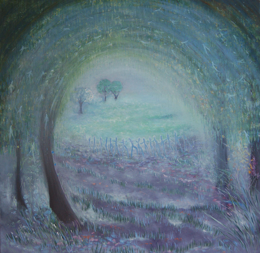 In the Morning Mist Painting by Tone Aanderaa
