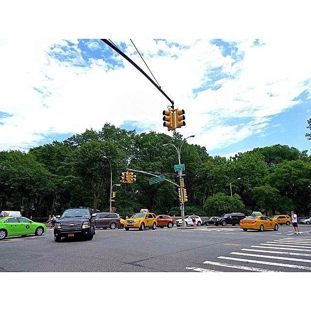 Cloudscape Photograph - Intersection At Central Park West by Katie Phillips