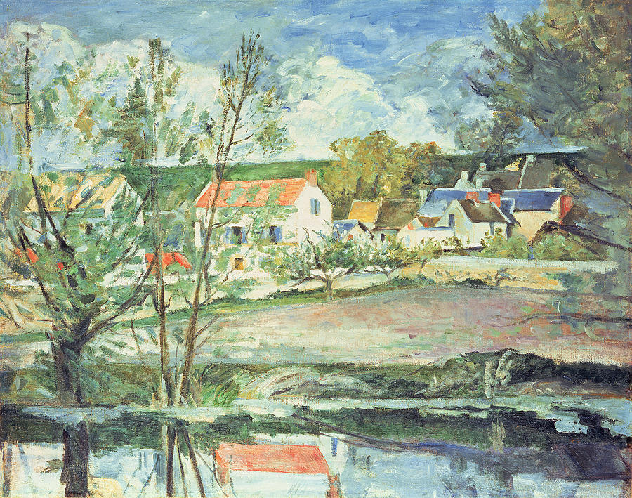 Tree Painting - In The Oise Valley by Paul Cezanne