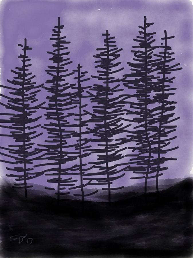 In the Pines Digital Art by Stacy C Bottoms