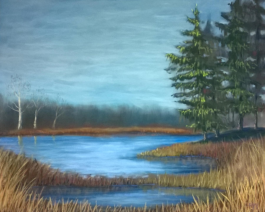 In the Presence of Serenity Painting by Christine Camp