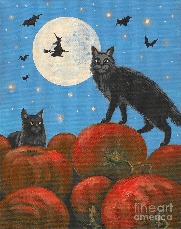 In The Pumpkin Patch Painting by Margaryta Yermolayeva