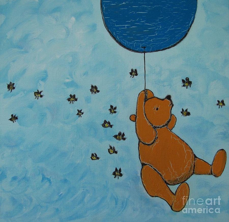 In The Pursuit Of Honey Painting by Denise Railey