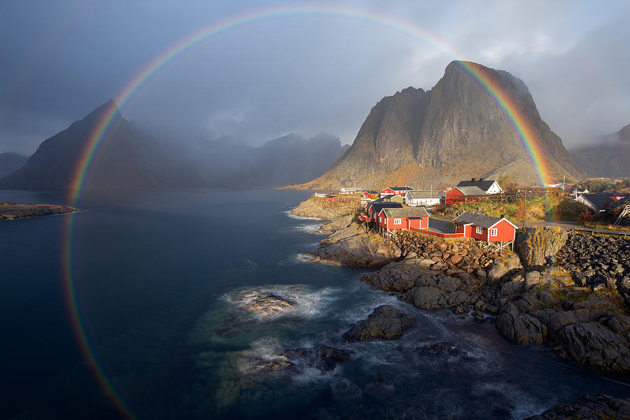 Mountain Photograph - In The Rainbow by Nicolas Schneider